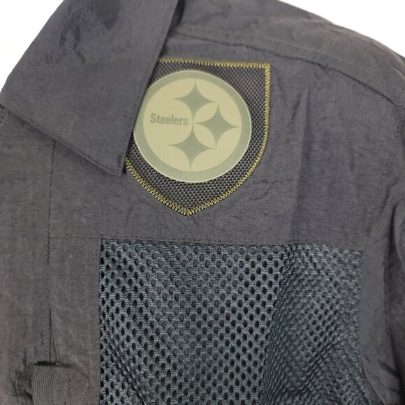 Nike Pittsburgh Steelers NFL Football Salute To Service Full Zip-Up Jacket Mens - Picture 7 of 11
